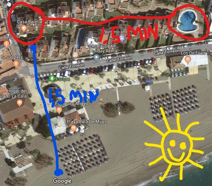 1½ Min. Walk From The Beach Mijas Exterior photo